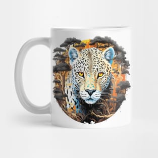 Panther Beast Animal World Predator Wild Nature Wilderness Mug